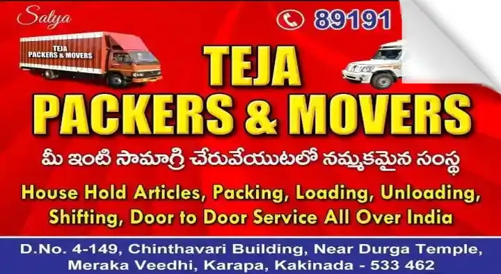 Teja Packers and Movers in Karapa