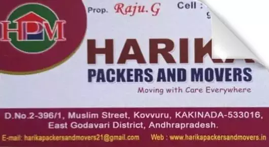Harika Packers and Movers near Kovvuru in Kakinada