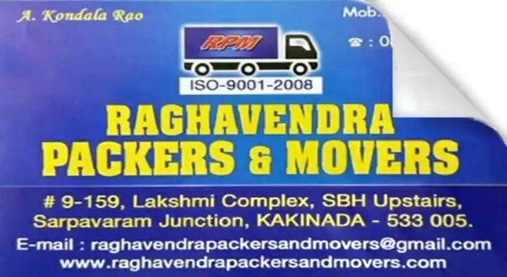 Raghavendra Packers and Movers near Sarpavaram in Kakinada
