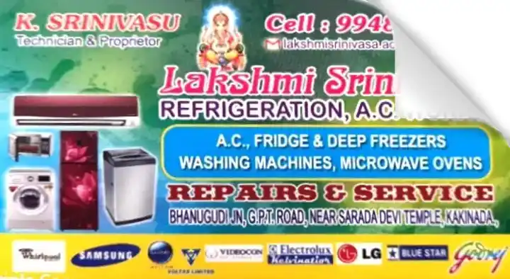 Lakshmi Srinivasa Refrigeration AC Works in Bhanugudi Junction