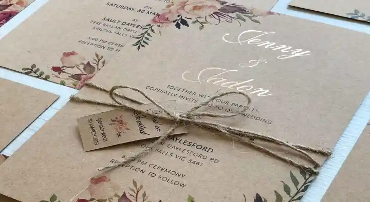 Kraft Wedding Cards in Thavakkara