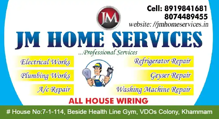 JM Home Services in VDOs Colony, Khammam