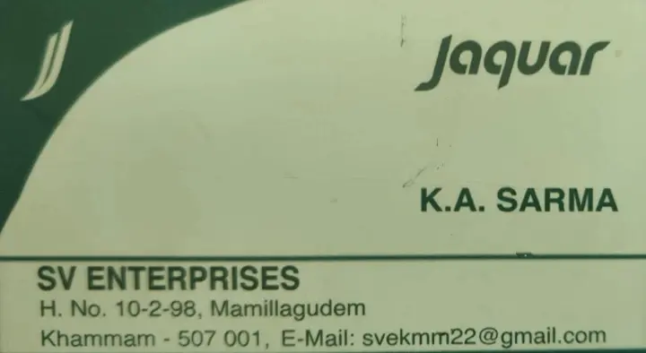 SV Enterprises in Mamillagudem