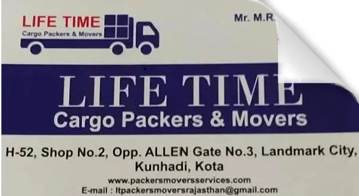 Life Time Cargo Packers And Movers in Kunhadi