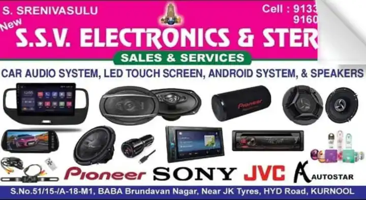 New SSV Electronics and Stereos in Hyderabad Road