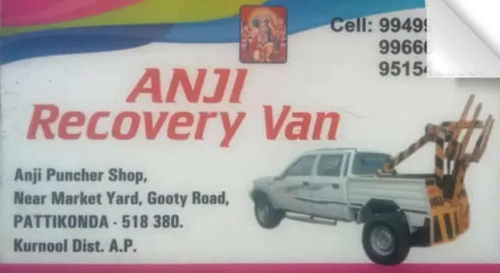 Anji Recovery Van in Pattikonda