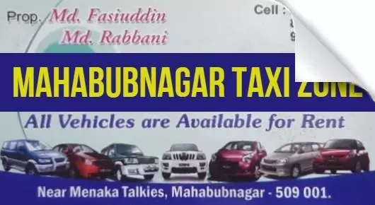 Mahabubnagar Taxi Zone in Menaka Talkies