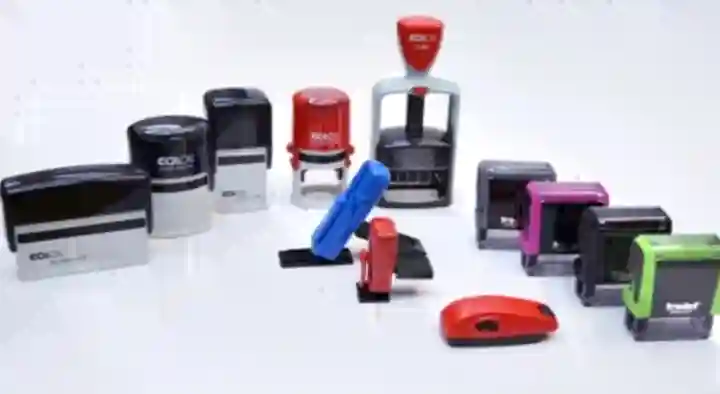 Manikanta Stamps and Id Card in Gandhi Nagar