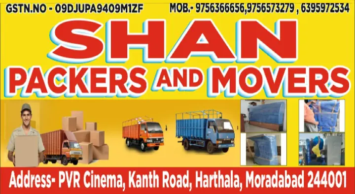 Shan Packers and Movers Moradabad in Harthala