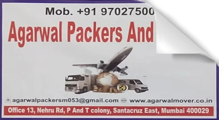Agarwal Packers and Movers in Santacruz East