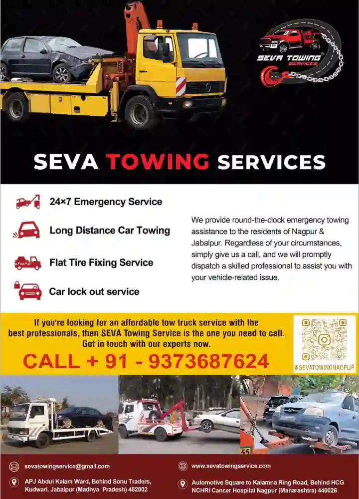Seva Towing Services in Kalamna Ring road