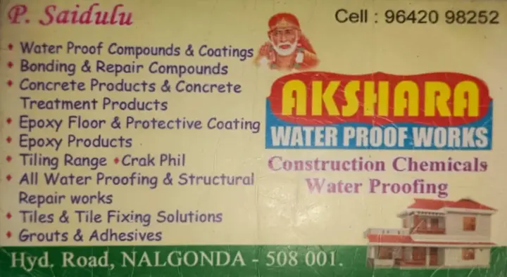 Akshara Water Proof Works in Hyderabad Road