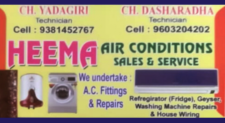 Heema Air Conditions sales and Service in VT Colony, Nalgonda