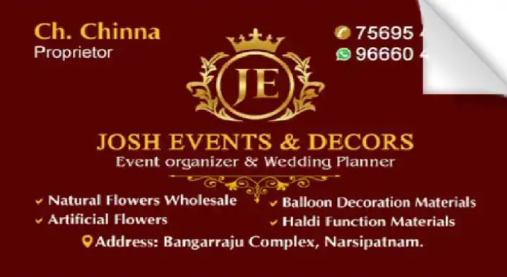 Josh Events and Decorators in Bangarraju Complex