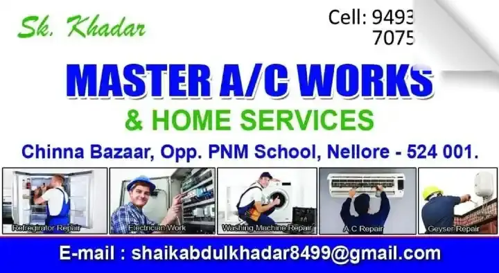 Master AC Works and Home Services in Chinna Bazaar
