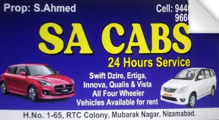 SA Tours and Travels in Mubarak Nagar