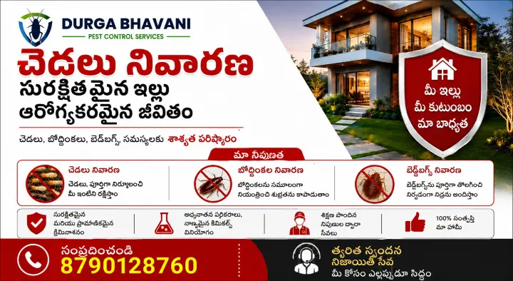 Durga Bhavani Pest Control Services in Kukatpally