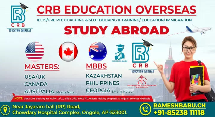 CRB Education Overseas in Chowdary Hospital Complex
