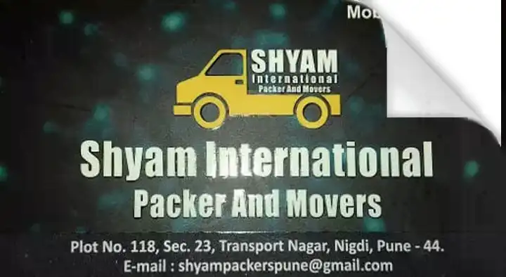 Shyam International Packers And Movers in Nigdi, Pune