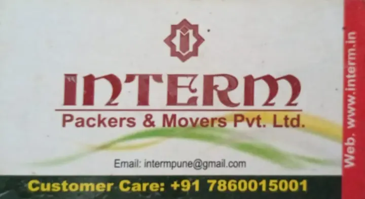 Interm Packers and Movers in Vitthal Nagar, Pune