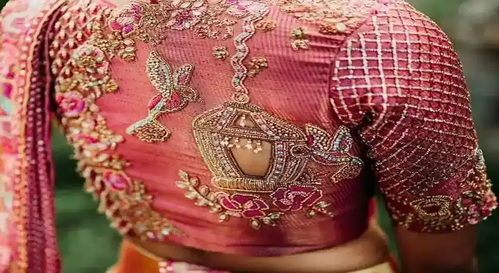 Ajitha Lakshmi Sai  Maggam Works in Postal Colony