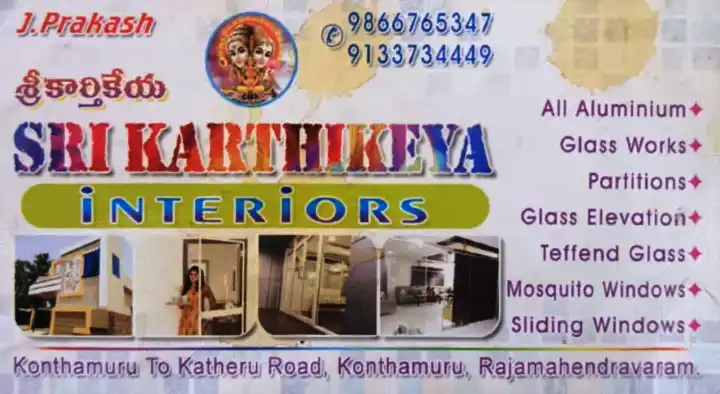 Sri Karthikeya Interiors in Konthamuru