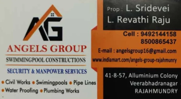 Angels Group Swimmingpool Constructions in Veerabhadranagar