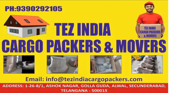 Tez india Cargo Packers and Movers in Alwal