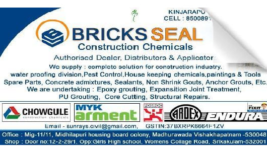 Bricks Seal Construction Chemicals in Women College Road