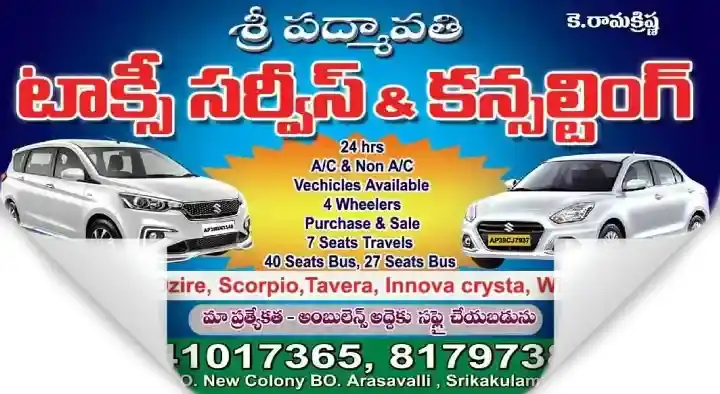 Sri Padmavathi Taxi Services and Consulting near New Colony in Srikakulam