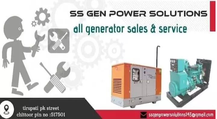 SS Gen Power Solutions All Generator Sales and Service in Padmavathi Puram