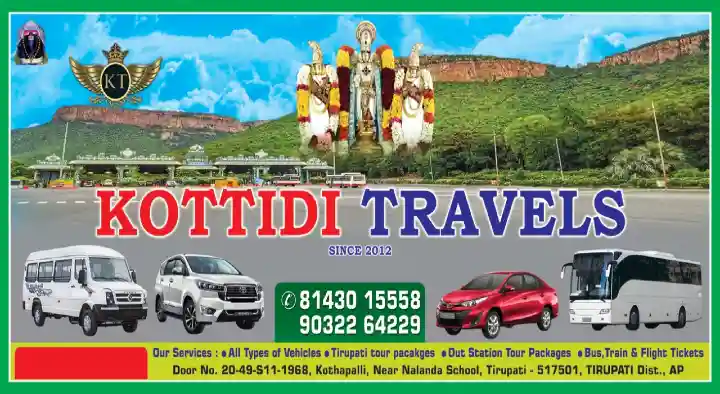 Kottidi Travels in Kothapalli, Tirupati