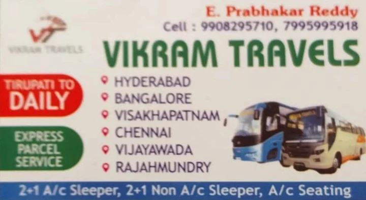 Vikram Travels in Bus stand, Tirupati