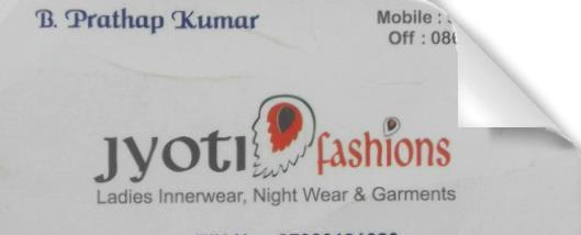 Jyoti fashions  in M.G.Road, Vijayawada