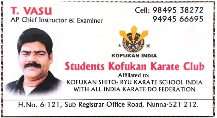 Students Kofukan Karate Club Karate Classes in Nunna, Vijayawada