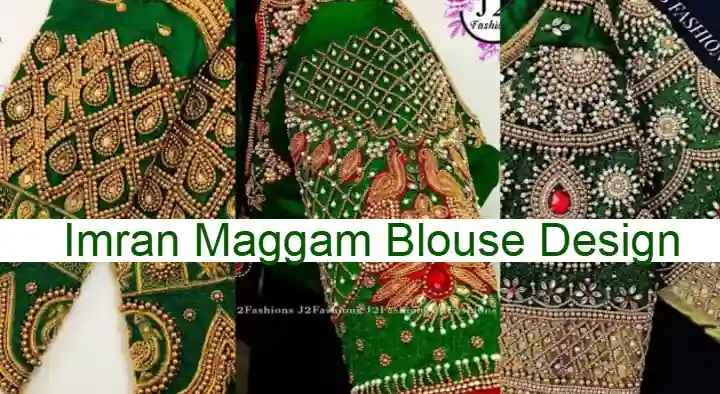 Imran Maggam Blouse Design in Panja center