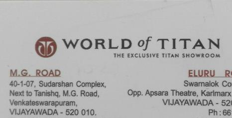 World of Titan in Benz Circle