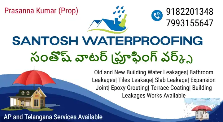 Santosh Waterproofing in Main Road