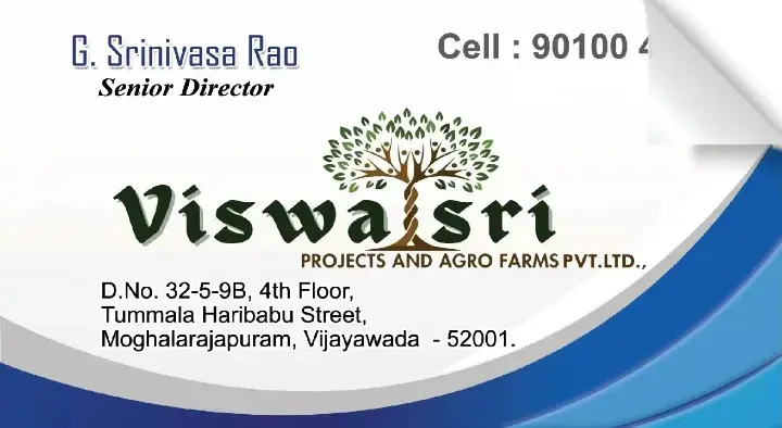 viswasri projects and agro farms pvt ltd moghalarajpuram in vijayawada,Moghalarajpuram In vijayawada
