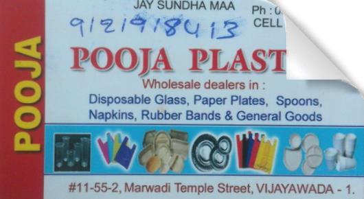 Pooja Plastics in Bhavannarayana Street