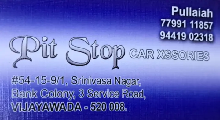 Pit Stop Car Xssories in Srinivasa Nagar