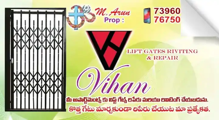 Vihan Lifts Gates Riviting and Repair in MG Road