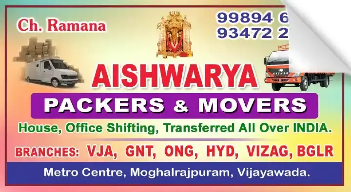 Aishwarya Packers and Movers in Moghalarajpuram