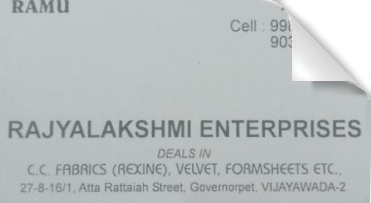 Rajyalakshmi Enterprises in Governorpet, Vijayawada