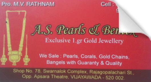AS Pearls and Bentex in Governorpet, Vijayawada