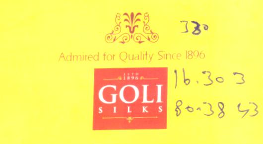 Goli Silks in M.G.Road, Vijayawada