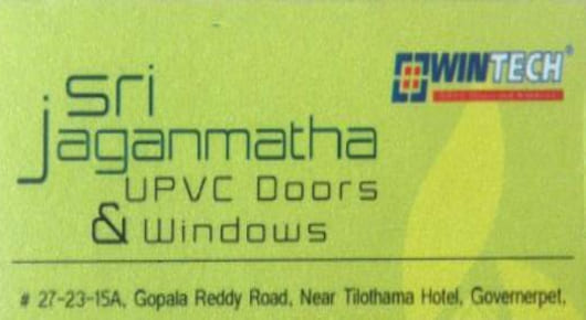 Sri Jaganmatha  UPVC Doors Windows near Governorpet in vijayawada