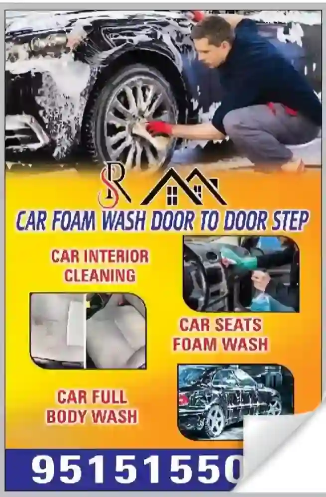 SR Car Foam Wash Door to Door Step in Ramalingeswara Nagar 