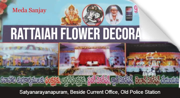 Rattaiah Flower Decorations in Satyanarayana Puram