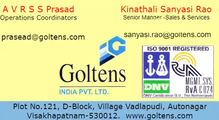 Goltens India Pvt Ltd in Auto Nagar